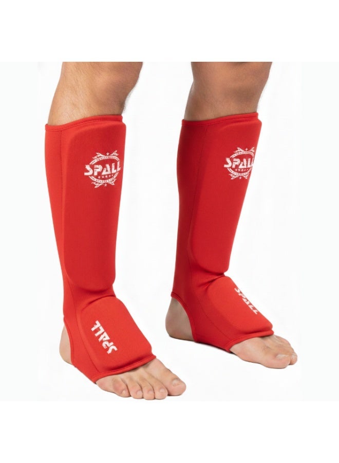 Spall Shin Instep Guard Protective Leg Pad For Wrestling Sparring Karate MMA Muay Thai Boxing Kickboxing Sports Training Protective Gear Ideal For Men And Women - Image 1